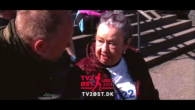 TV2 ØST Løbet 2024 deltager. God stemning!