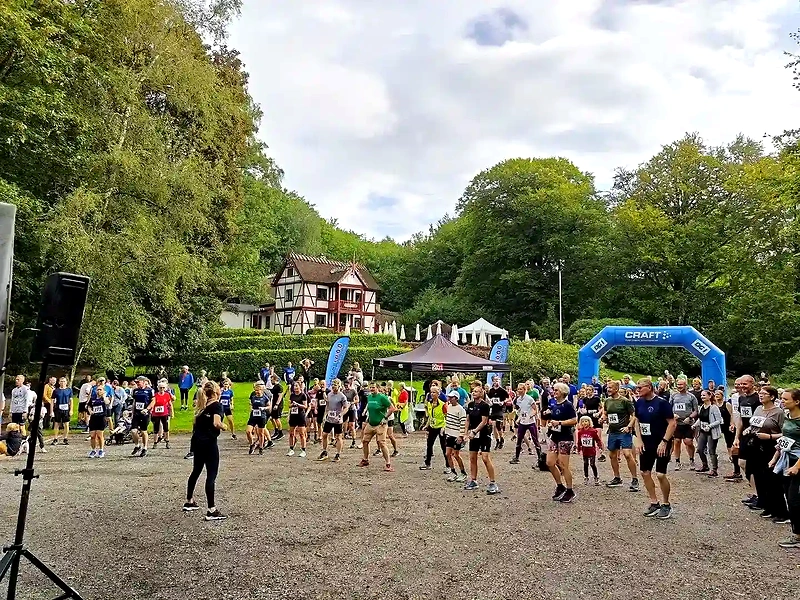 Villa Gallina-løbet 2025 start. Løb i smuk natur.