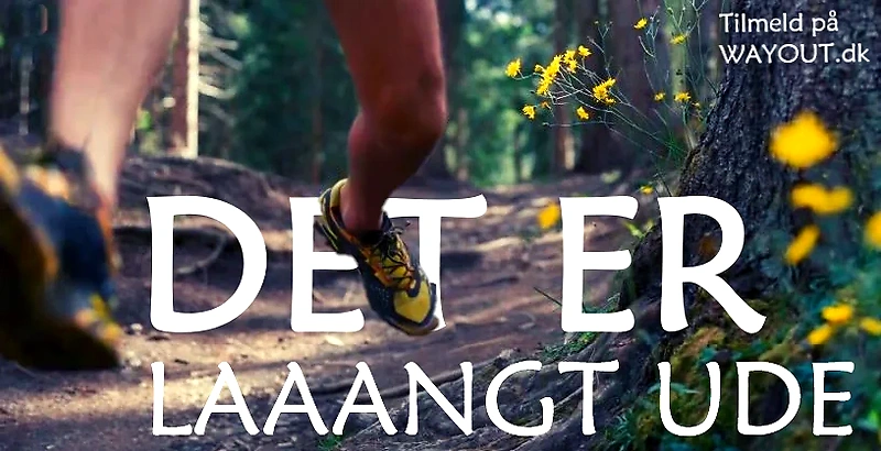 Løber i skoven. Tilmeld dig Wayout Backyard Ultra!