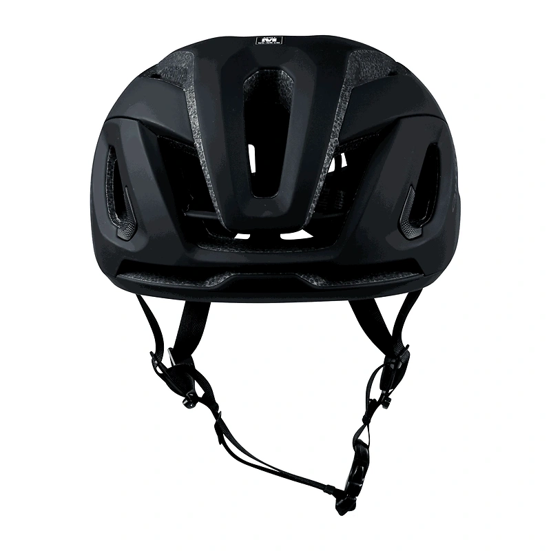 Black bicycle helmet.