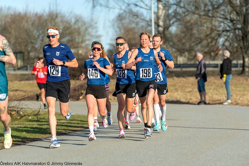 Runners in a race. Great picture of athletes in a race.