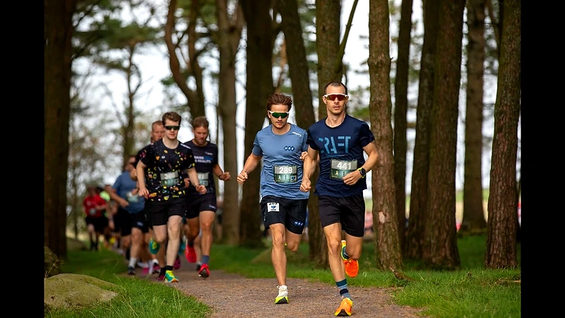 Runners in the Markus Race 2025 will run through a wooded area.