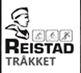 Reistadtråkket logo with runner profile and symbols for sport.