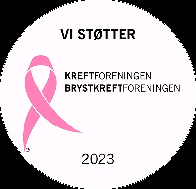 Pink Ribbon Run logo. Features a pink ribbon, the text