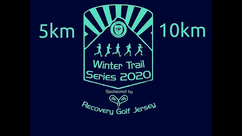 Trail Monkey Winter Trail Series 2020 logo med løpere og distanser.