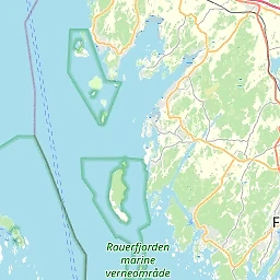 Map of the Vestfold area.