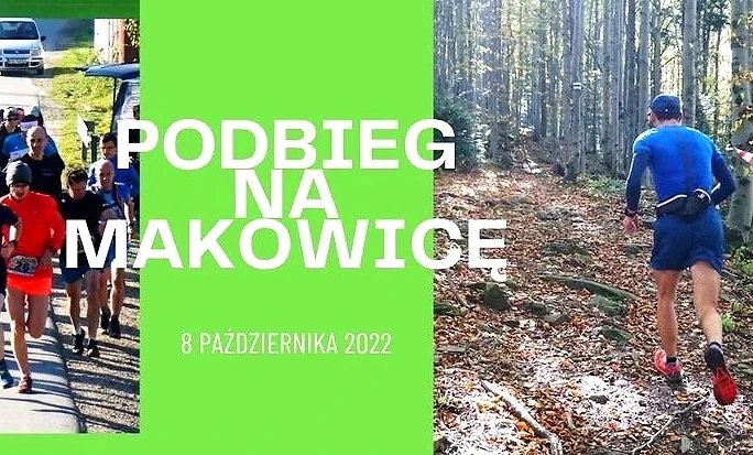 Plakat zapowiadający bieg 