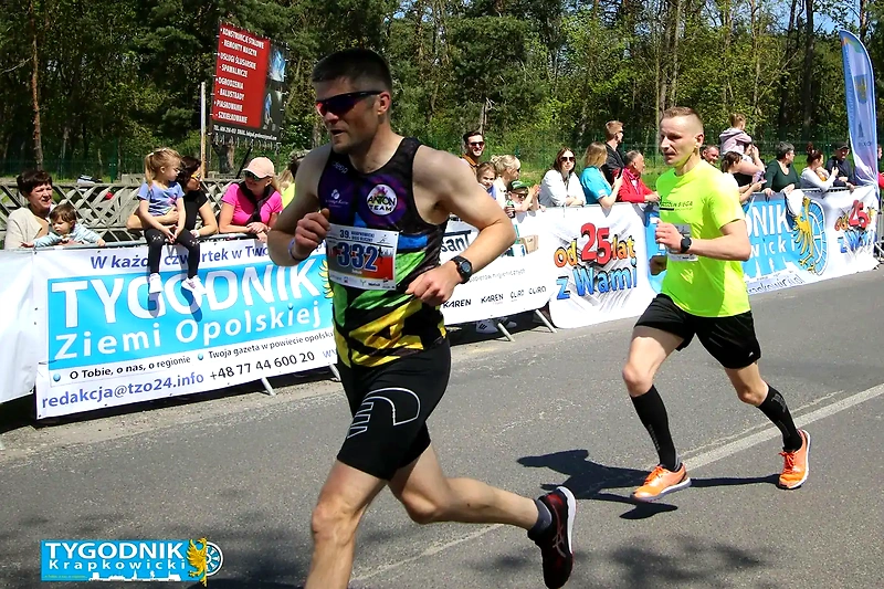 Runners during street races.