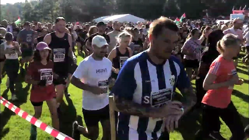 Löpare springer Fredsloppet Växjö.