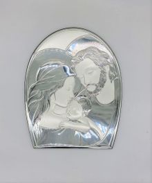 Icoana argint -Sacra Famiglia AE07125S