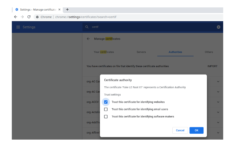 b8630d4a lets encrypt cert