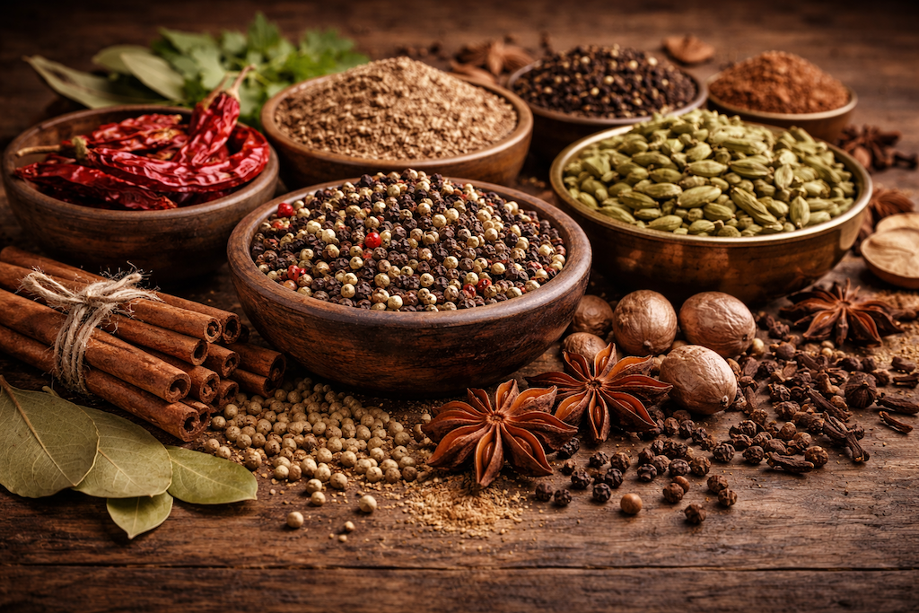 Dried Whole Spices - Pure Indian spice powder for cooking