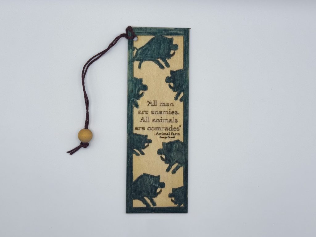 Animal Farm "All men are enemies" Bookmark