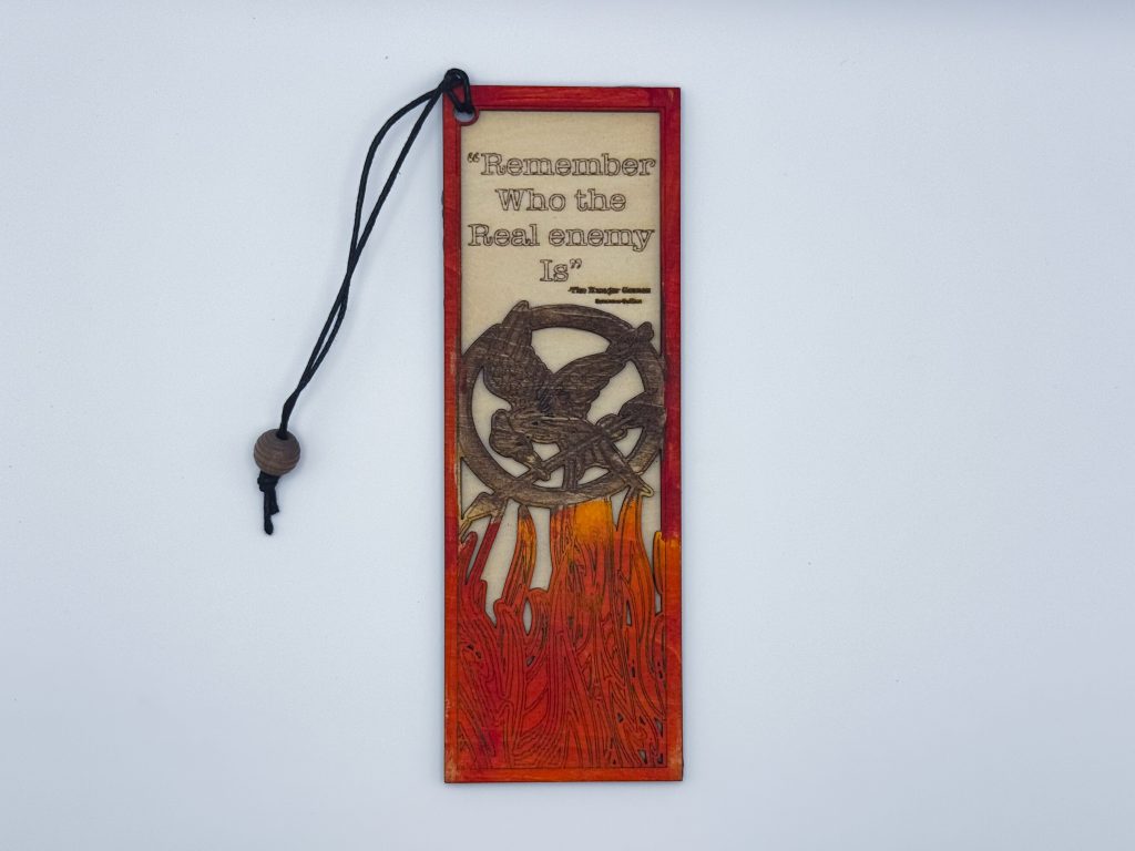 The Hunger Games "Remember the real enemy" Bookmark