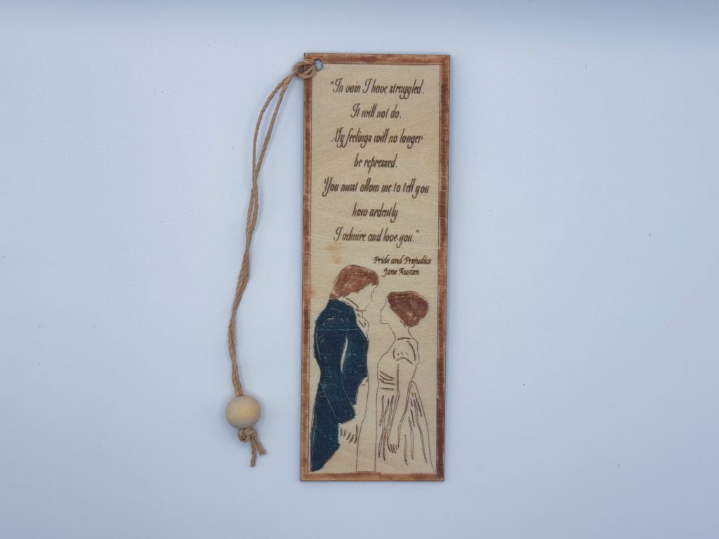 Pride and Prejudice "In vain I have struggled" Bookmark