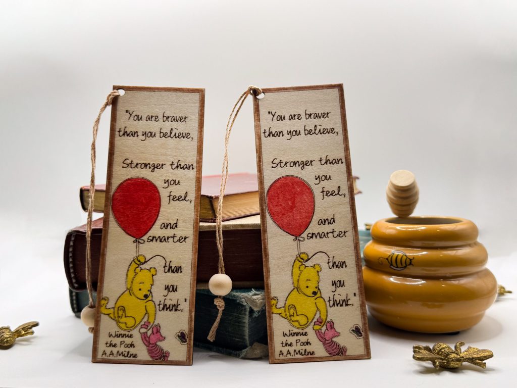 Winnie the Pooh "Braver than you believe" Bookmark