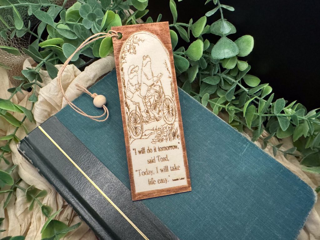 Frog and Toad "I will do it tomorrow" Bookmark
