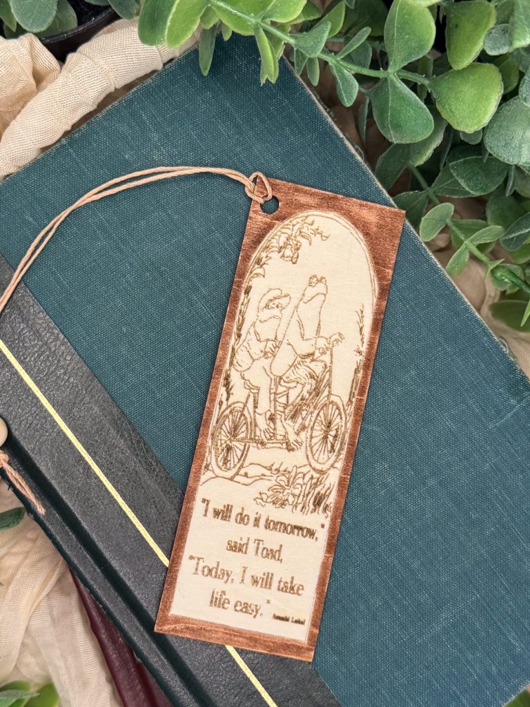 Frog and Toad "I will do it tomorrow" Bookmark