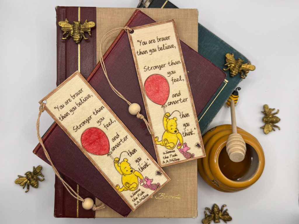 Winnie the Pooh "Braver than you believe" Bookmark
