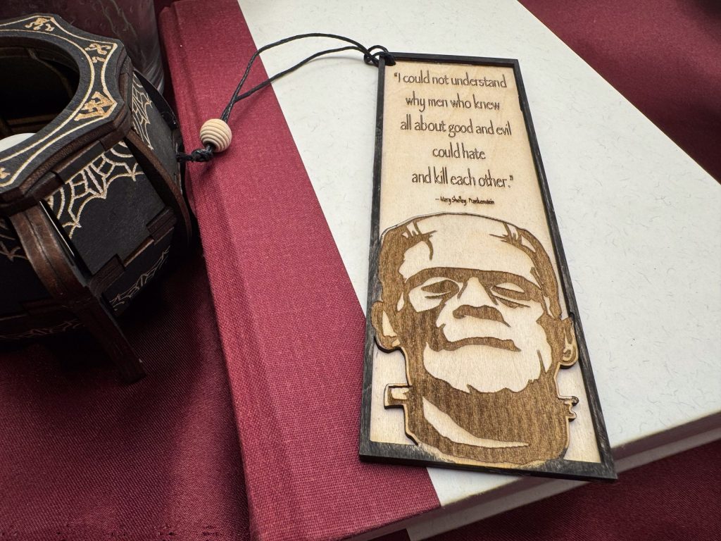 Frankenstein "I could not understand" Bookmark