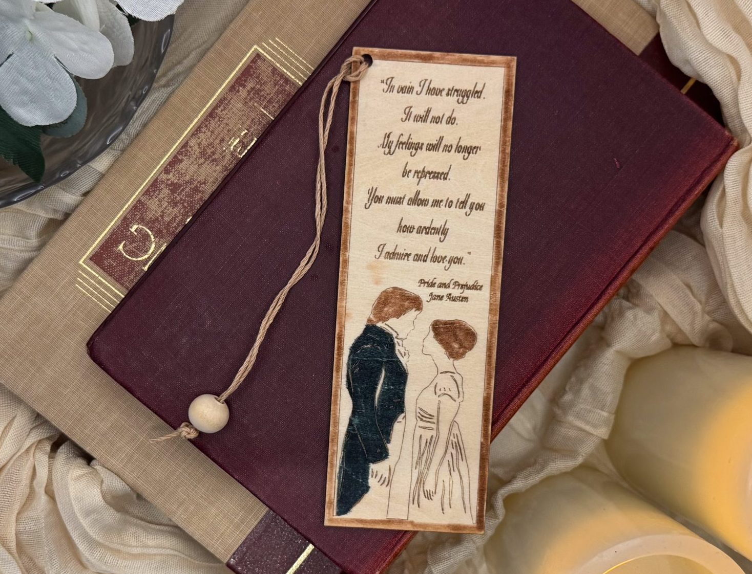 Pride and Prejudice "In vain I have struggled" Bookmark - Image 1