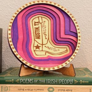 Austin Layered Wood Cowboy Boot