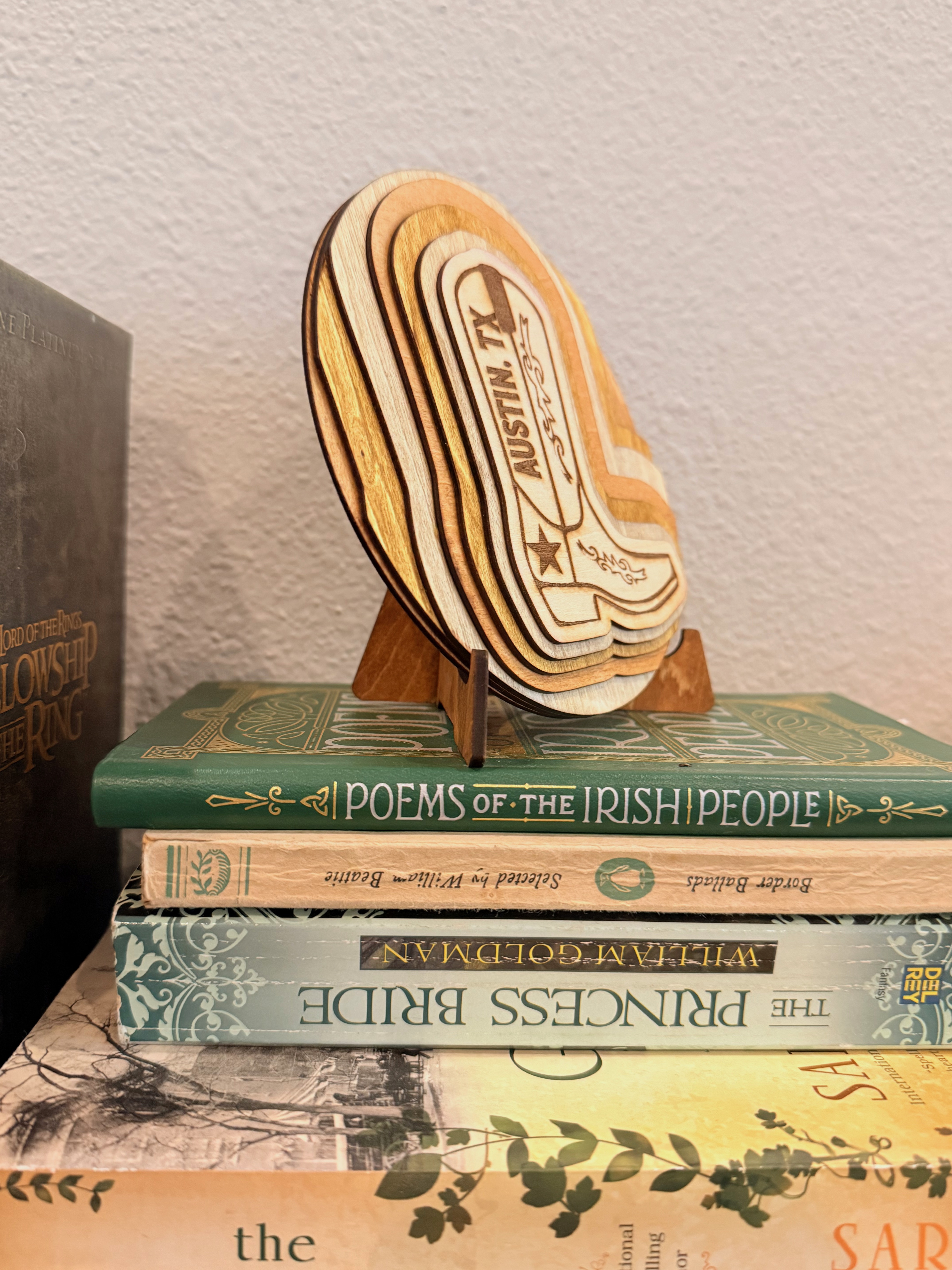 Austin Layered Wood Cowboy Boot - Image 8