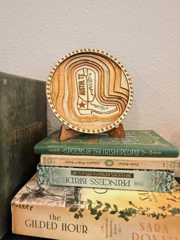 Austin Layered Wood Cowboy Boot