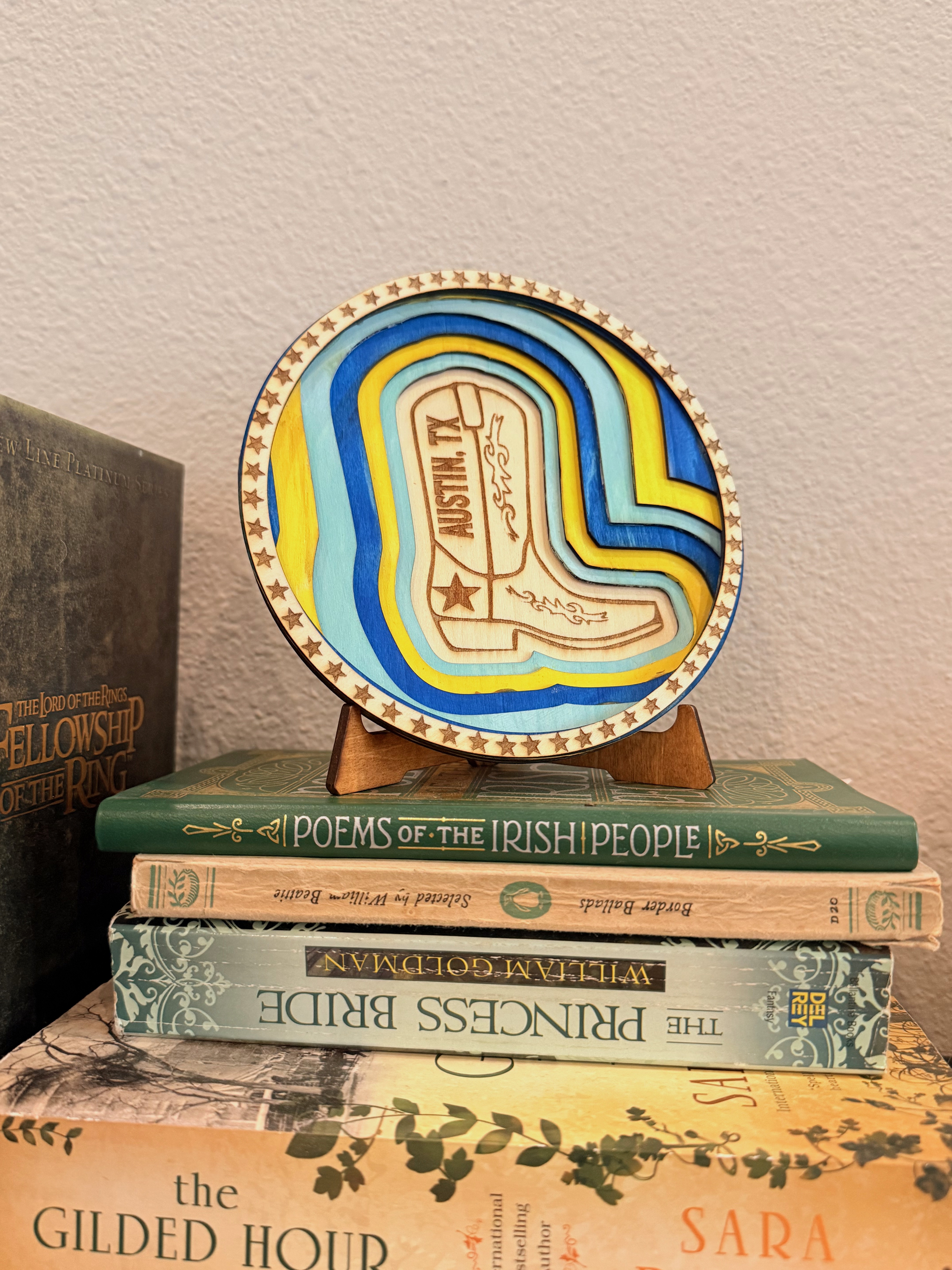 Austin Layered Wood Cowboy Boot - Image 11