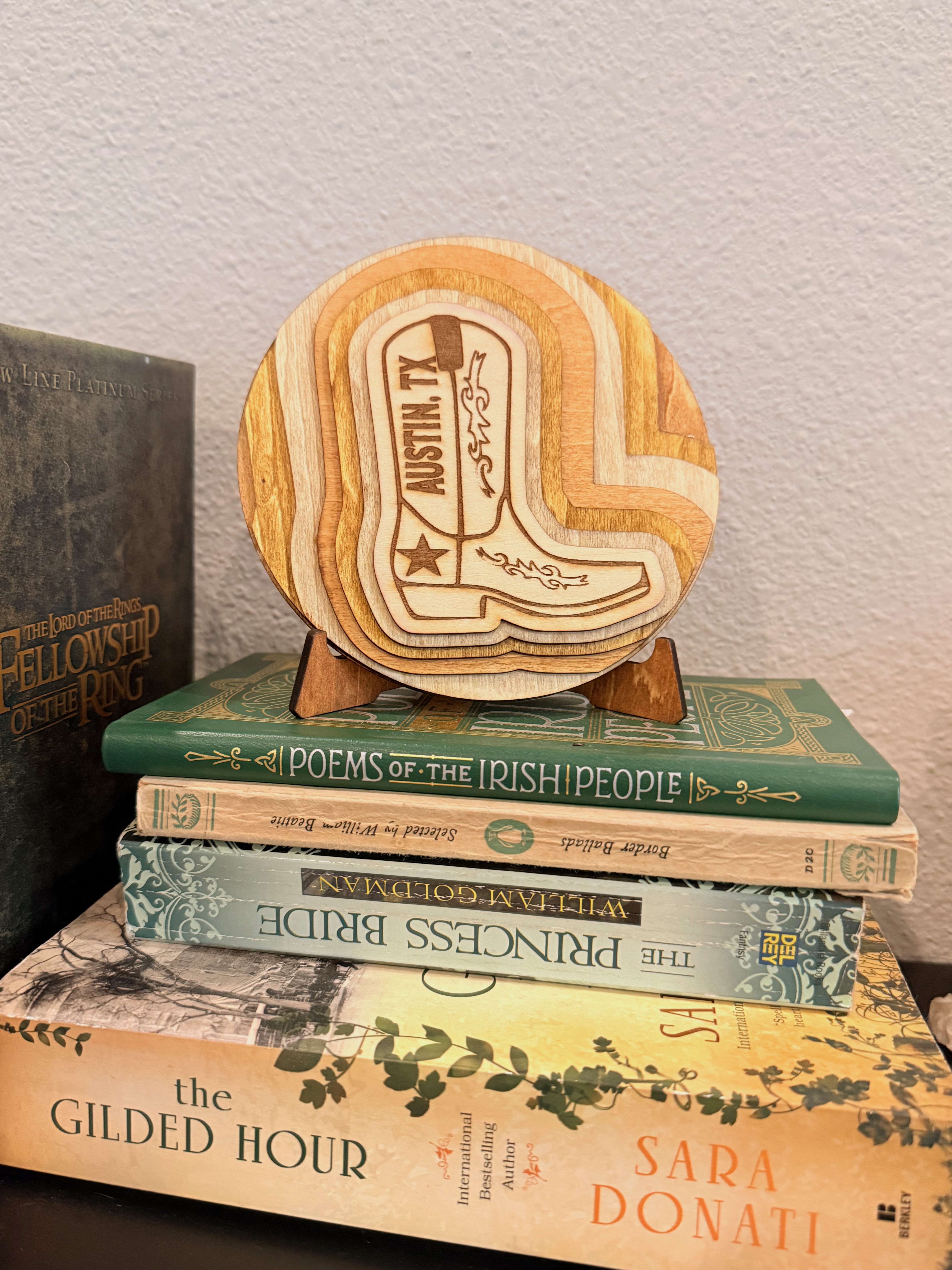 Austin Layered Wood Cowboy Boot - Image 7