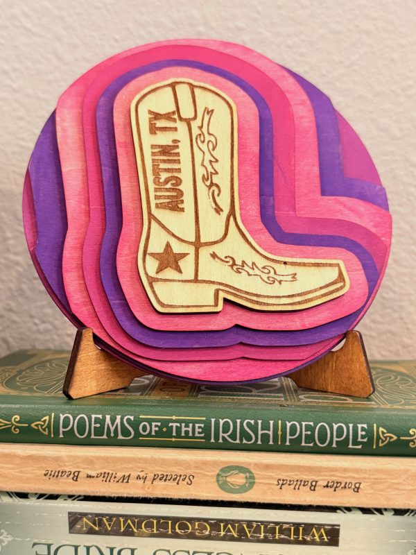 Austin Layered Wood Cowboy Boot