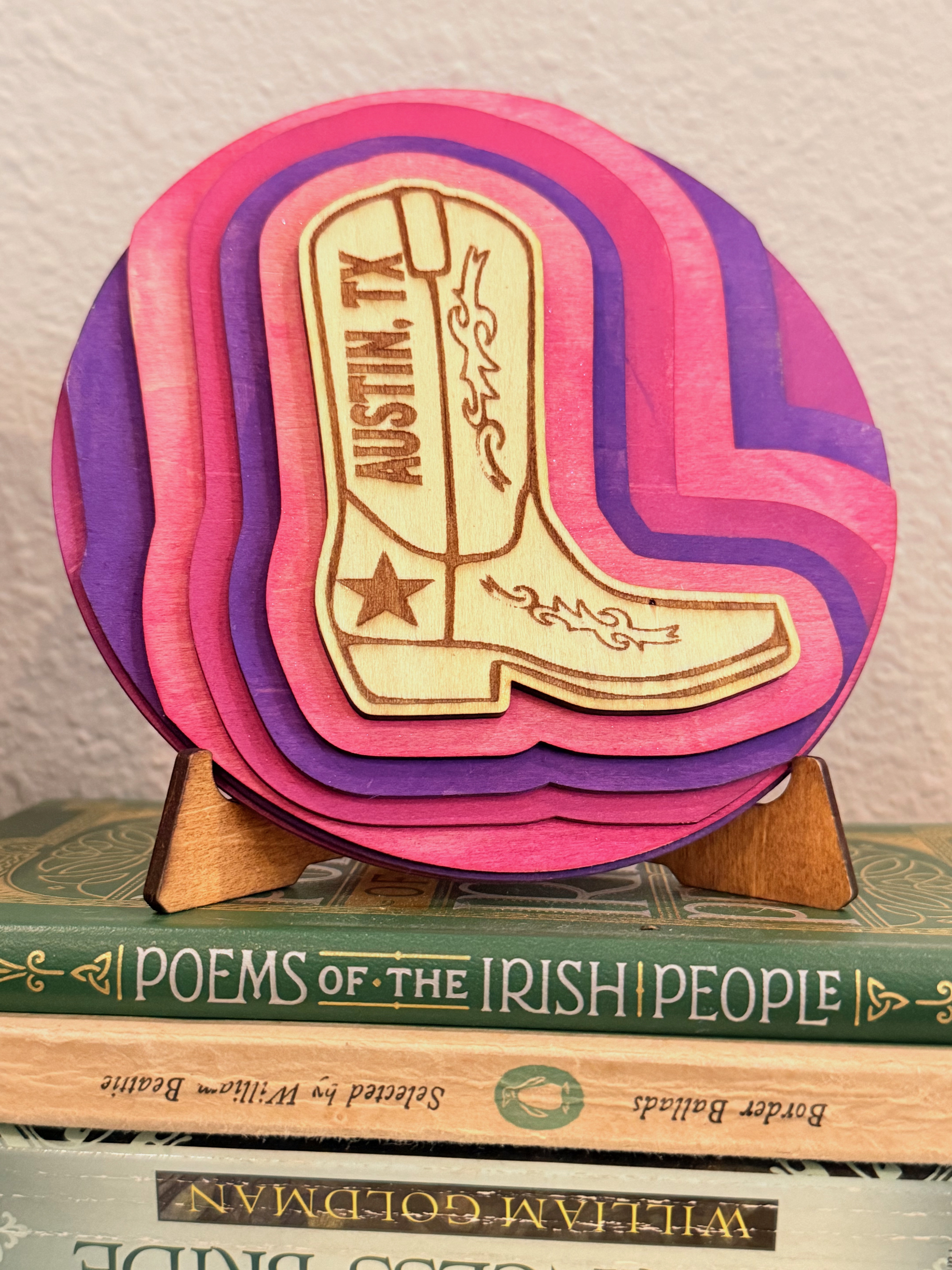 Austin Layered Wood Cowboy Boot - Image 12