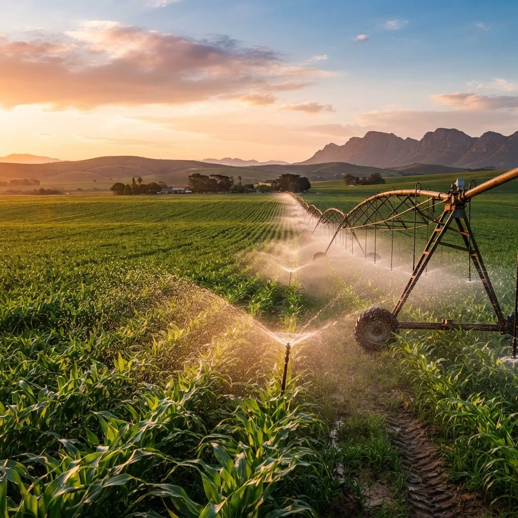 Irrigation equipment in the field