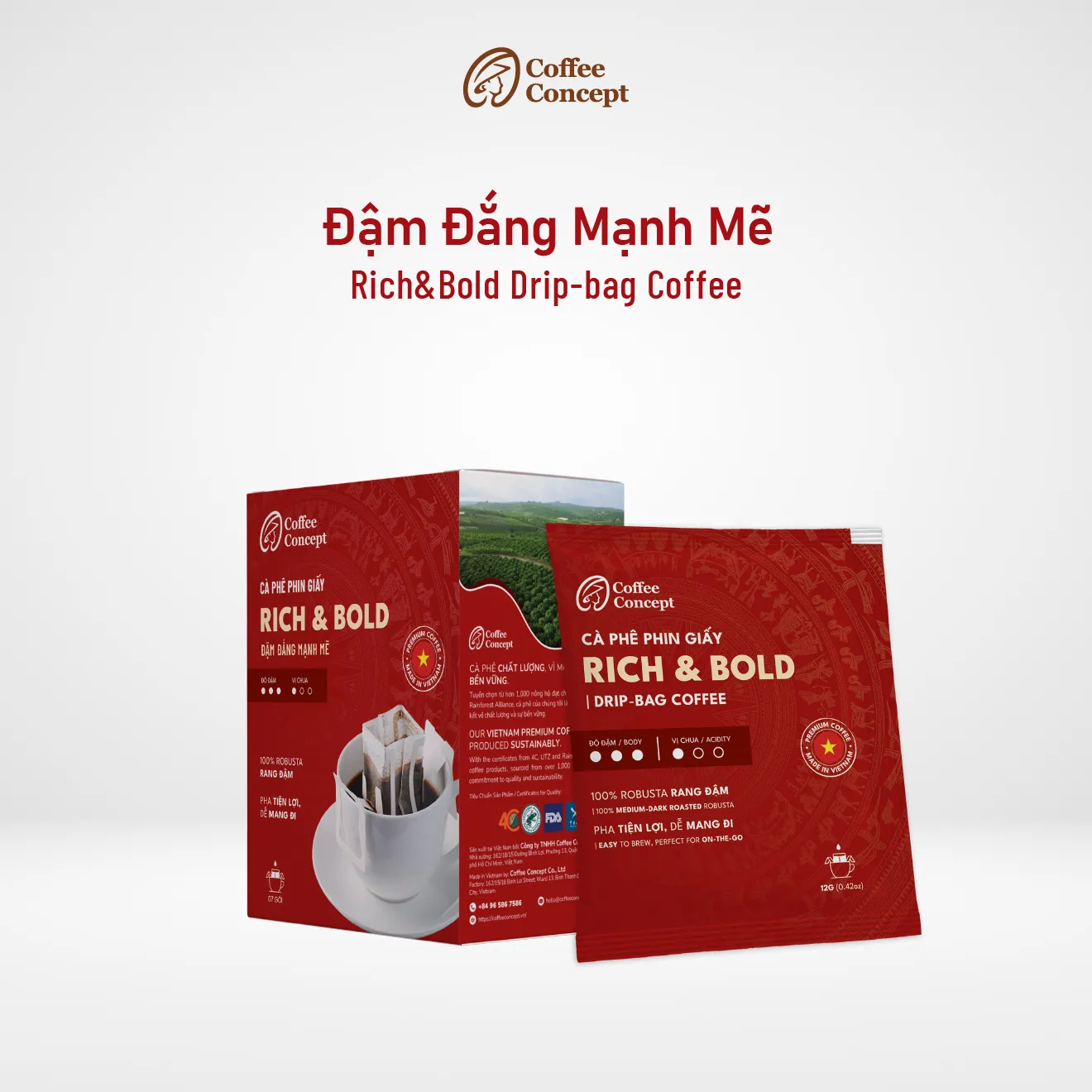 Rich&Bold Drip-bag Coffee from Vietnam 1