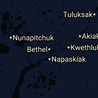 Bethel County, AK Map