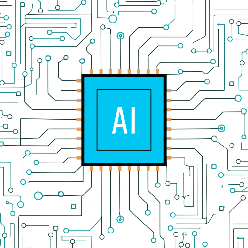 Custom AI chip architecture optimized for transformer neural networks and LLM inference