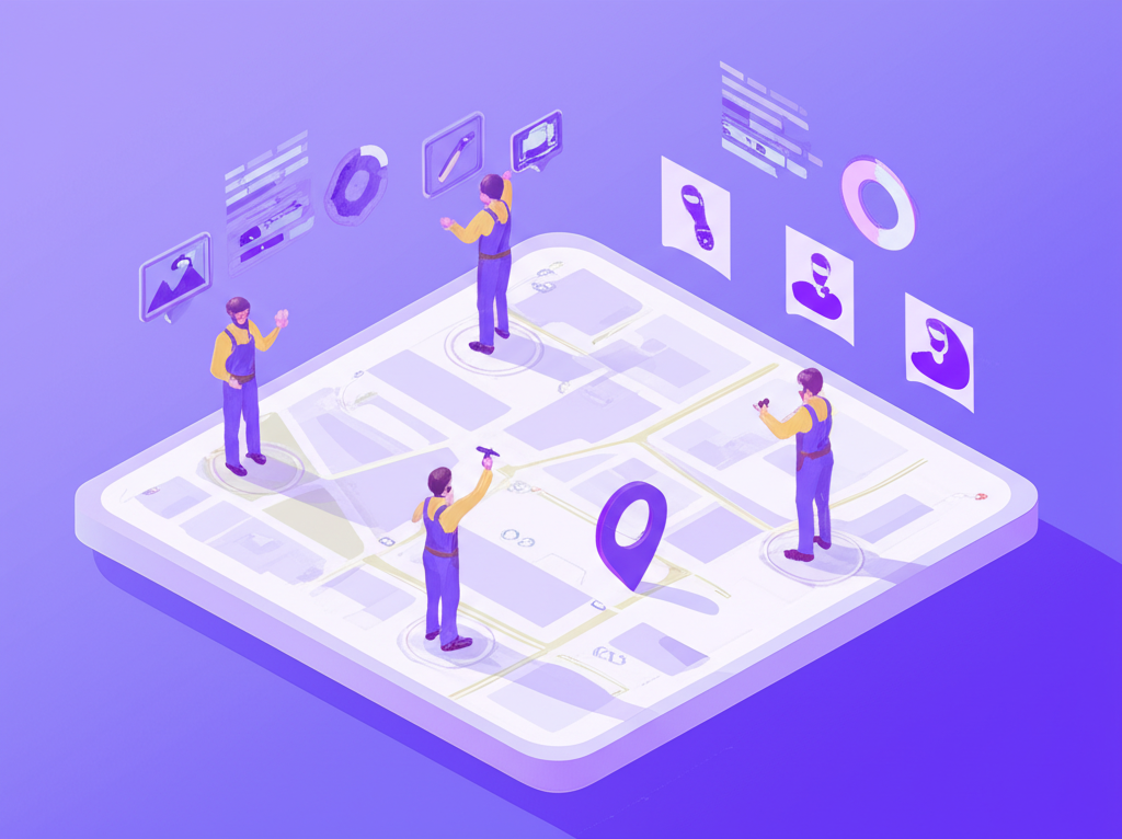AI dispatch system optimizing plumber routes and scheduling