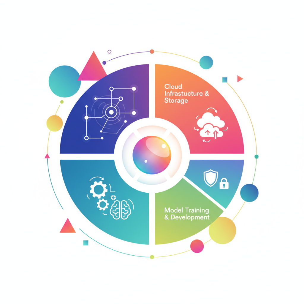 AI agent cost breakdown showing development, infrastructure, and operational expenses