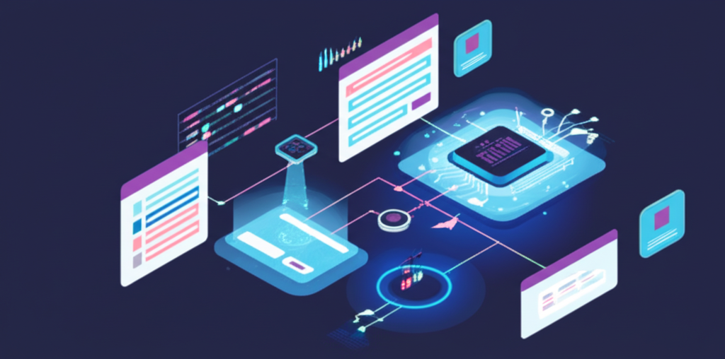AI agent autonomously navigating computer interfaces, managing spreadsheets and web forms