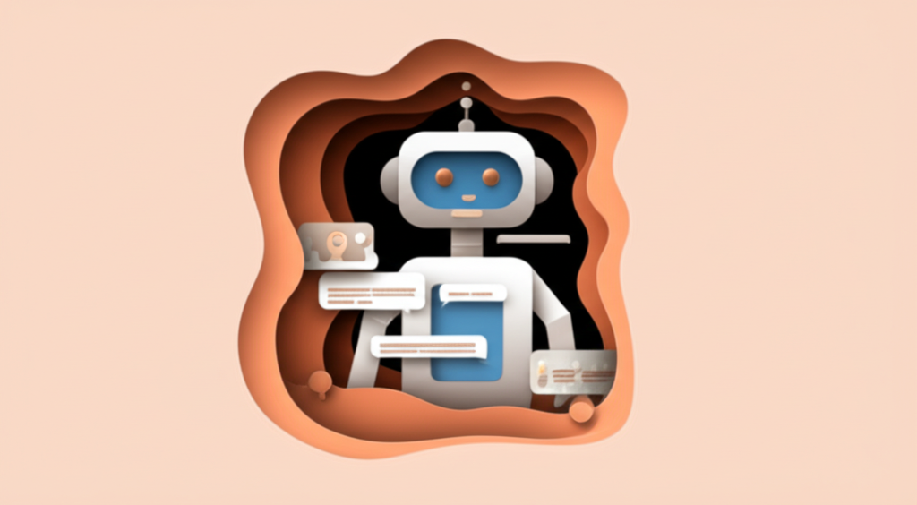 Visualization of AI chatbot interface with sponsored content integration