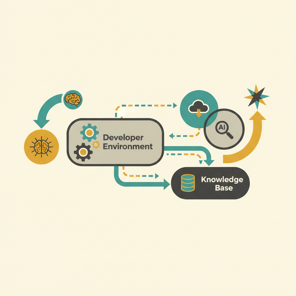 AI agent architecture workflow showing data integration and decision-making process