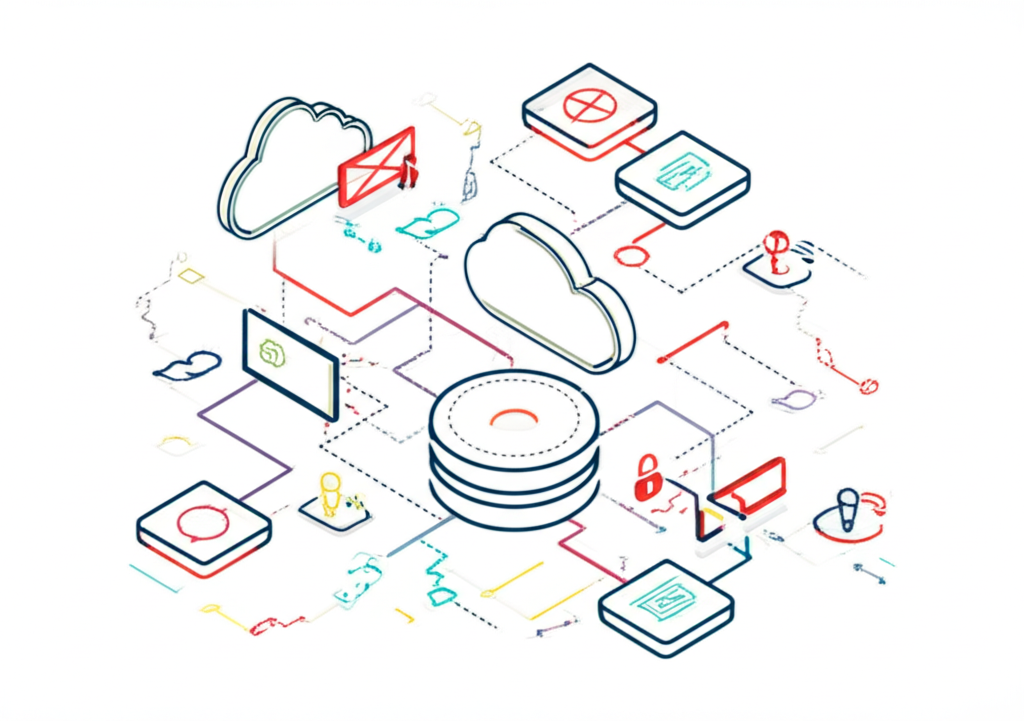 Network visualization showing restricted AI model access for defense contractors
