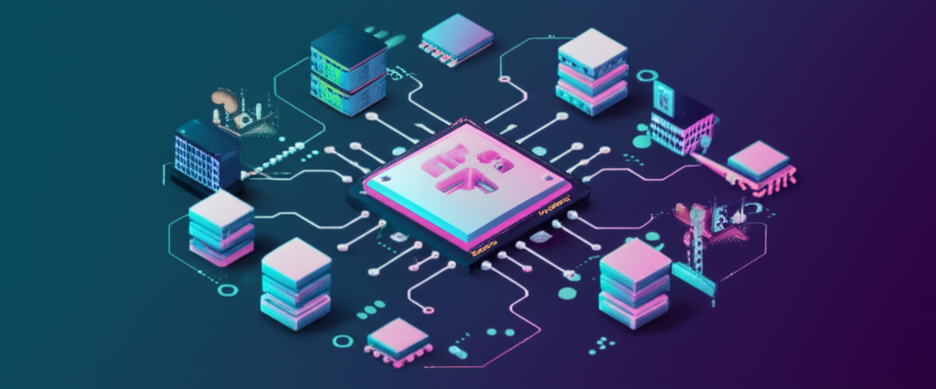 Advanced AI infrastructure with GPUs and data processing