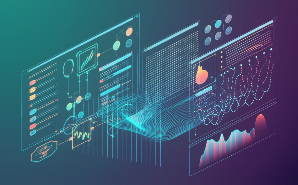 AI coding interface showing automated spreadsheet manipulation and form filling