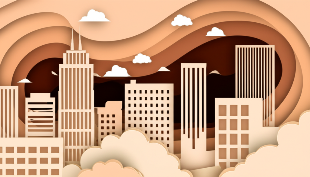 Illustration showing government policy affecting technology companies and investment relationships