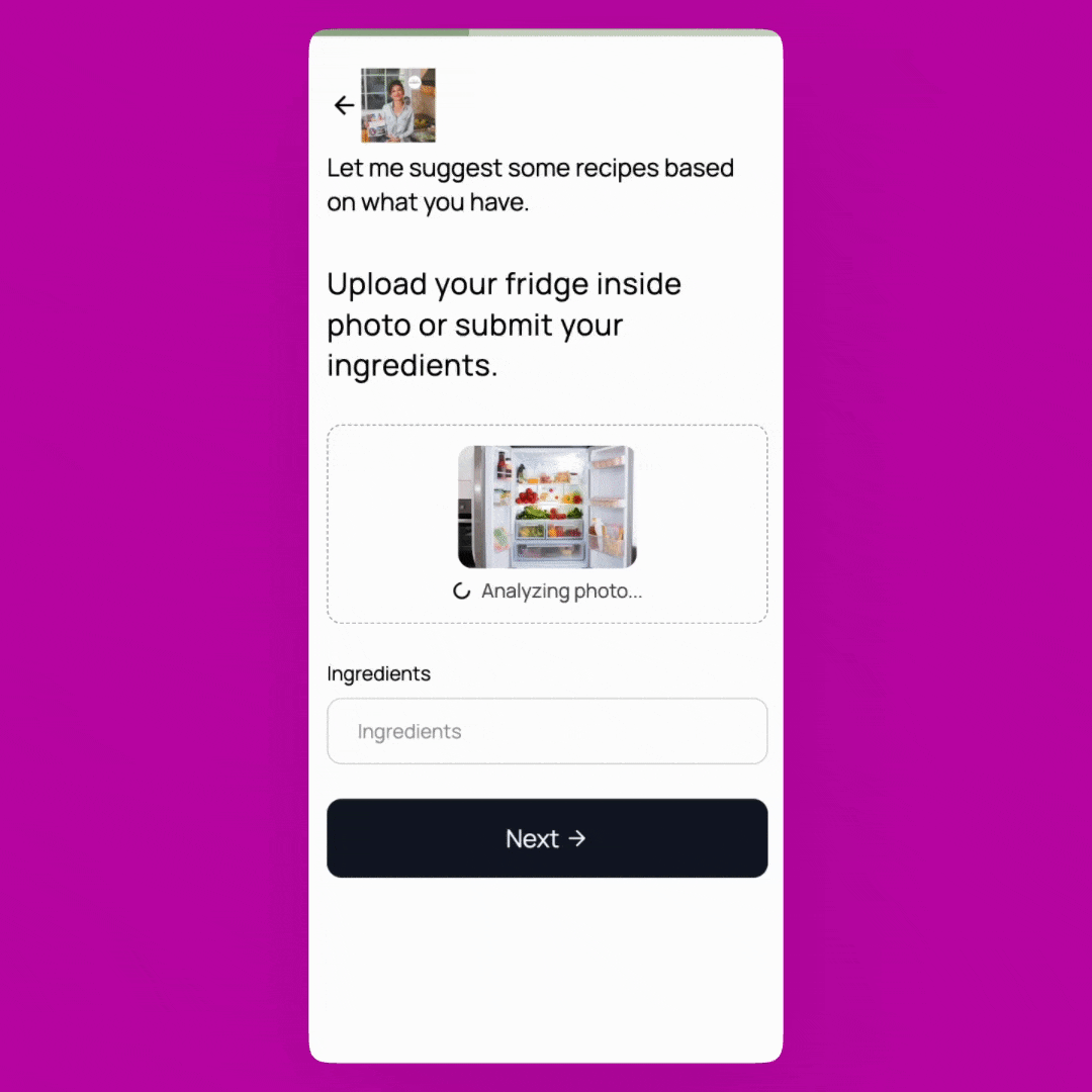Get Meal Suggestions