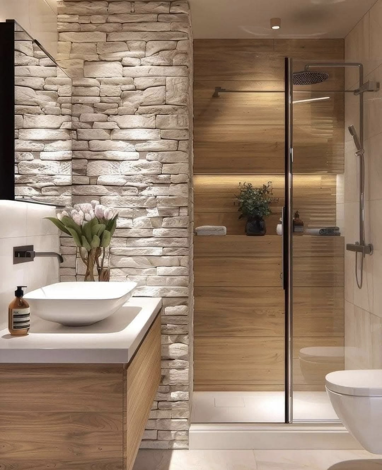 Baño reformado - Vista general