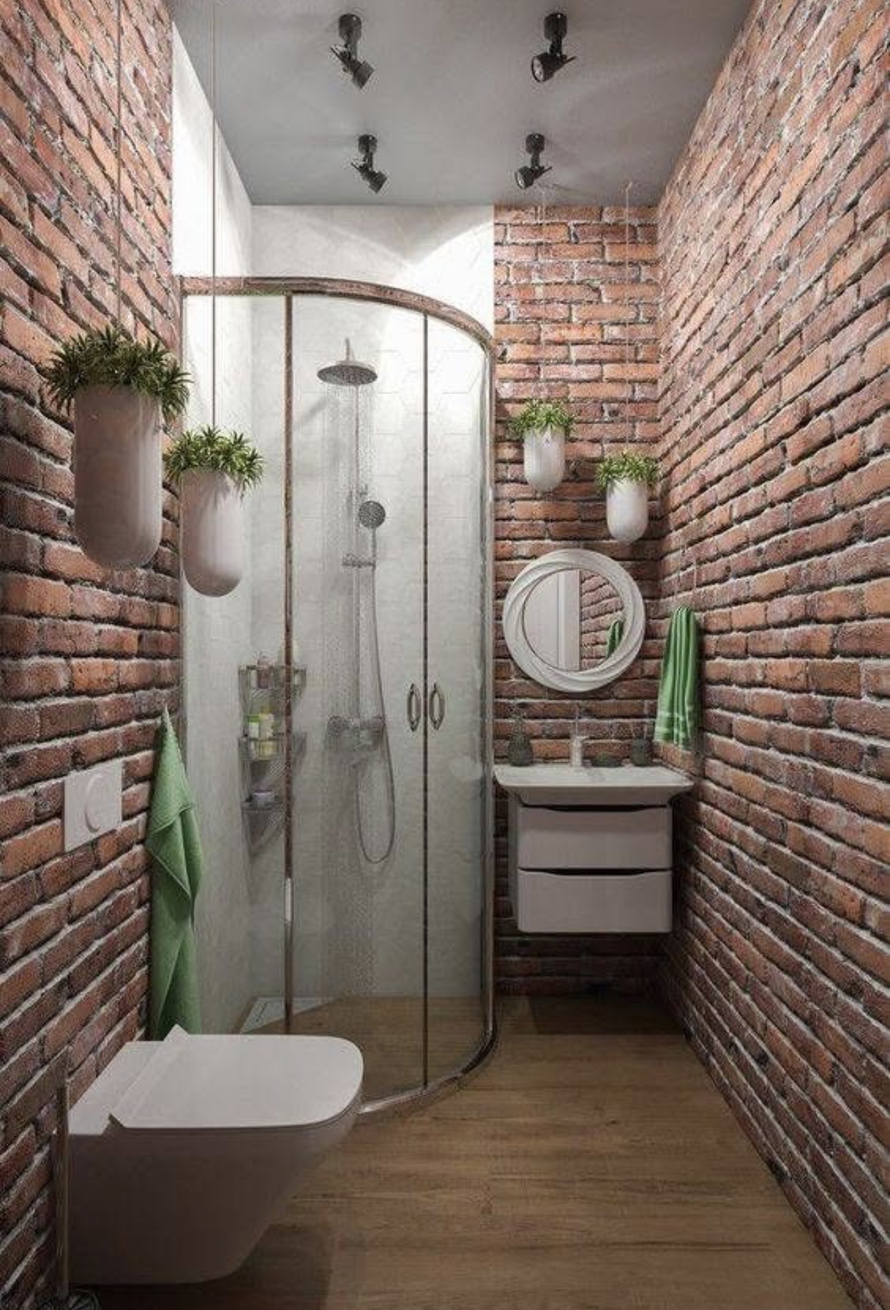 Baño con azulejos - Resultado final