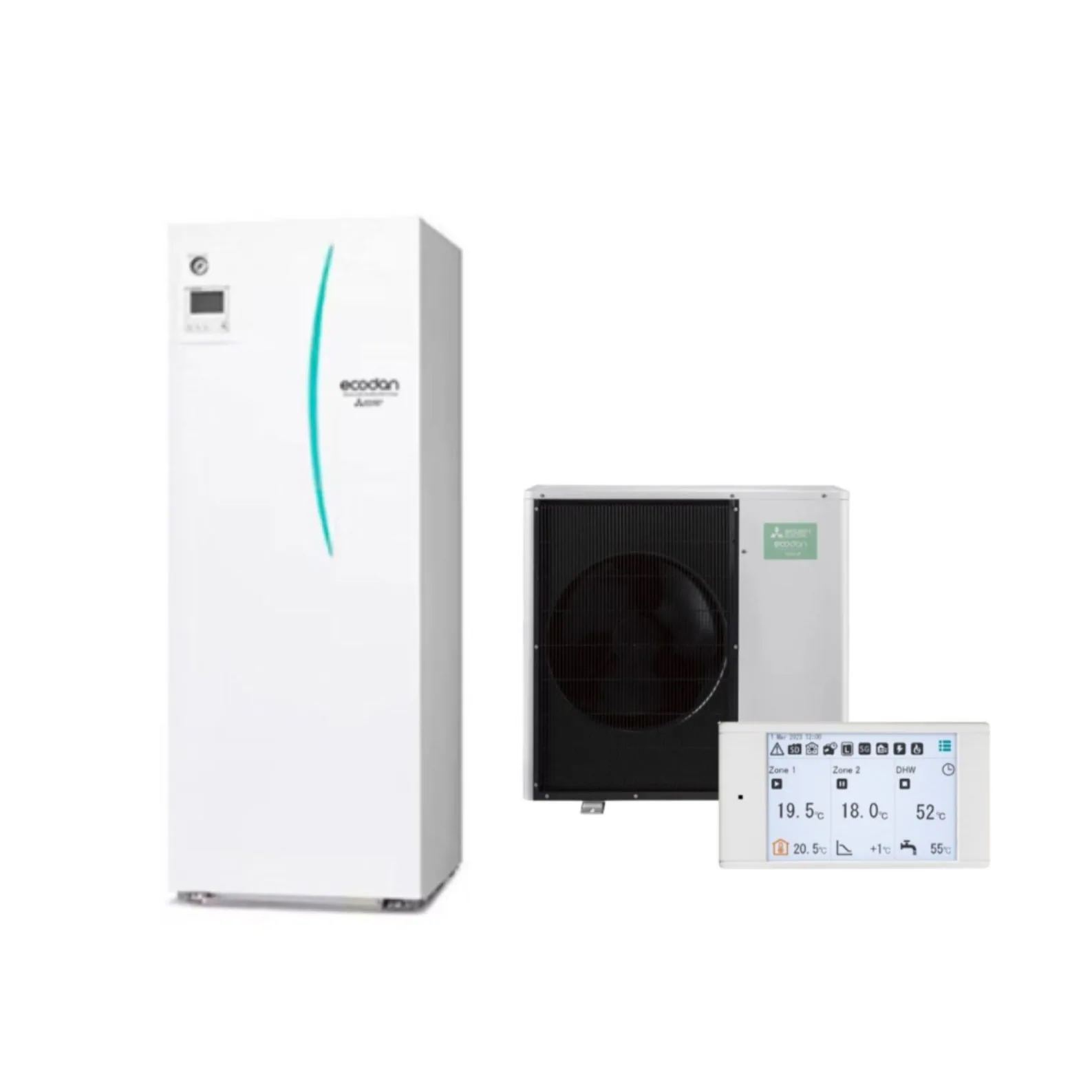 Mitsubishi Electric PUZ WZ115VAA W - 9,5kW - R290 con ACS integrado - Pack de aerotermia