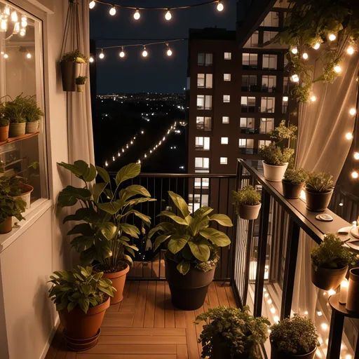 Contemporary Balcony design - AI generated interior design visualization